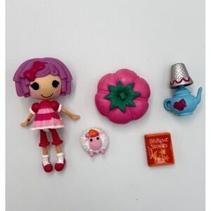 Pillow's Sleepover Party Lalaloopsy Mini Doll Almost Complete Playset Rare